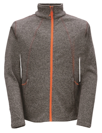 LUSTEBO-pánská mikina (flatfleece) - šedá - L