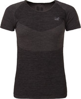 HELAS - dámské funkční, bezešvé triko s krátkým rukávem - šedé melange - 42-44