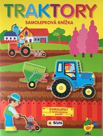 Traktory - samolepková knížka