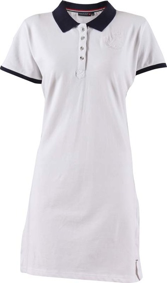 MARINE - dámské šaty s límečkem - White - XS