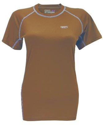 AKKA - dámské funkční triko s kr.ruk. - hnědá - 36