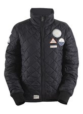 BOTTNARYD - pánská lehce prošívaná bunda do města černá - XL