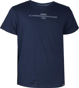 MARINE - Pánské triko s krátkým rukávem - Navy - M