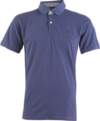 MARINE- pánské polo triko s krátkým rukávem - indigo - 5XL