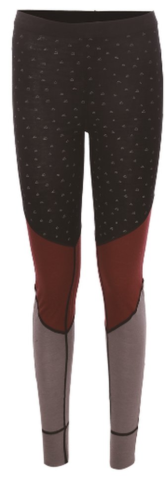 ULLANGER - dámské sp. kalhoty 1/1 (merino vlna) - černý potisk - 40