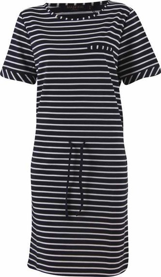 MARINE-dám.šaty s kr.ruk. - modré - 42