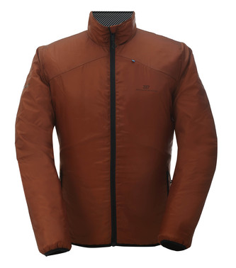 OLDEN - ECO pánská lehká zateplená bunda PRIMALOFT - rusty - S