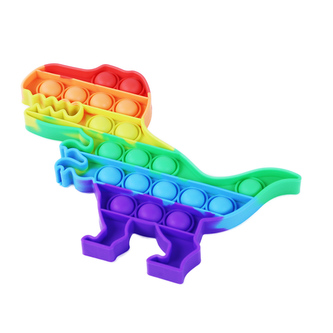 Hra POP IT  dinosaurus duhový
