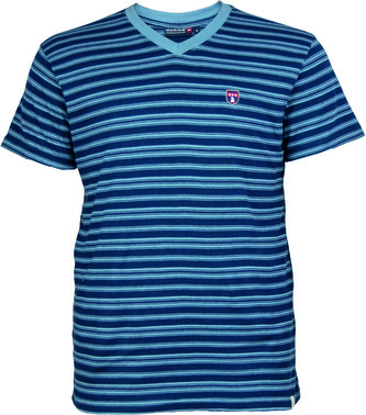 MARINE - Pánské tričko s krátkým rukávem - Denim comb - XL