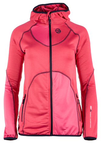 GTS 3015 L S20 - Dámská mikina Waffle Fleece, Bicolour - pink - 40