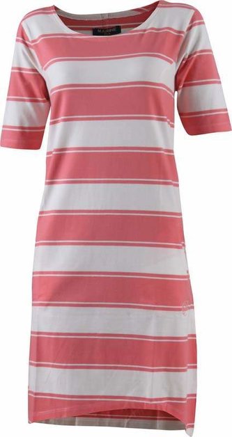 MARINE - dámské šaty s kr.ruk.(Co spandex) - růžové - 38