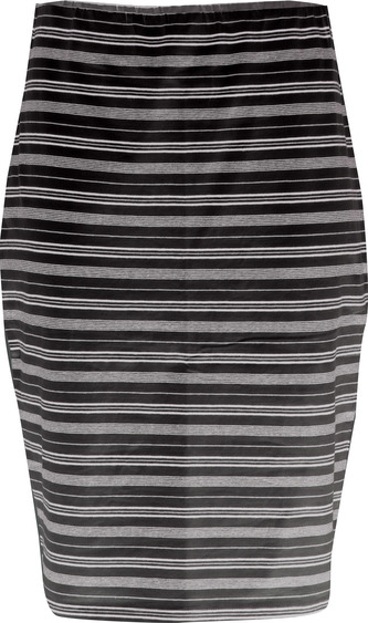 MARINE - Dámská žerzejová sukně z bavlny - Navy comb - XL