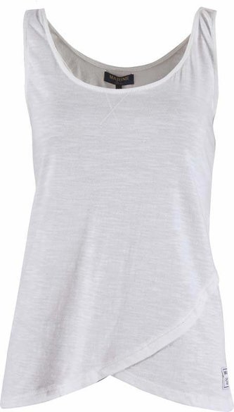 MARINE- dám.singlet - bílošedý - 38