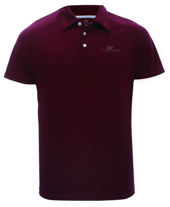 FROSAKER - pánské funkční polo triko - Wine red - L