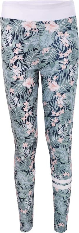 OXIDE - dámské dlouhé legíny X-Cool - Green comb - L