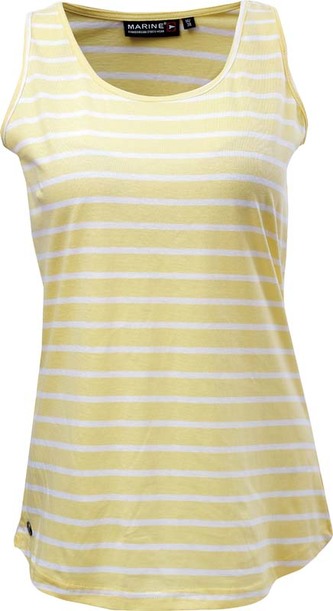 MARINE - dámský tank top, lemon comb. - 36