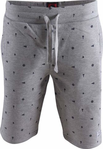 MARINE - pánské kraťasy(jogging) - šedé melange - 122/128