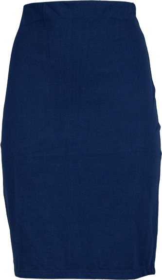 MARINE - Dámská žerzejová sukně z bavlny - Navy - XXL