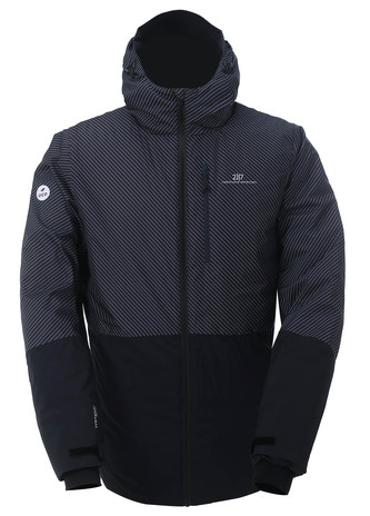 GÄRDET - ECO pánská lehká zateplená lyžařská bunda - aop - S
