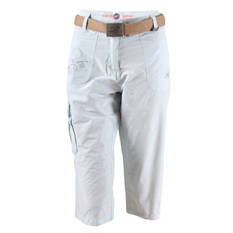 ARNÄS - dámské 3/4 kalhoty s opaskem ledově modrá - 42