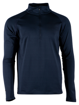 GTS 2127 - Pánské sportovní triko s dlouhým rukávem 1/2 zip - navy - M