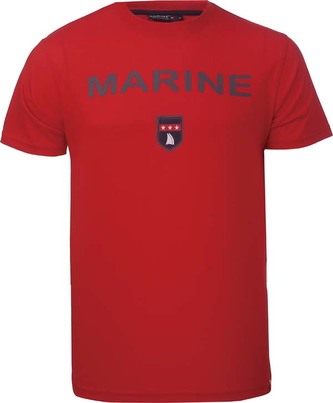 MARINE - pánské triko - Red - M