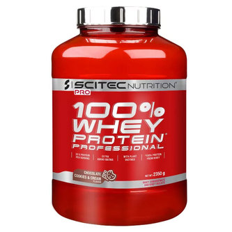 Scitec Nutrition 100% Whey Protein Professional - Bílá čokoláda, Jahoda - 920 Gramů