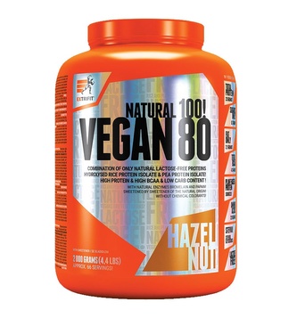 Extrifit Vegan 80 - Káva - 2000 Gramů
