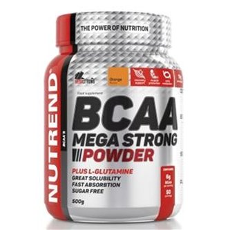 Nutrend Bcaa Mega Strong Powder - Grep - 500 Gramů