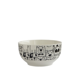 Miska porcelán bílá 13cm 400ml psi