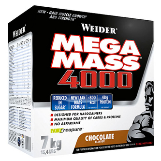 Weider Giant Mega Mass 4000 - Jahoda - 7000 Gramů
