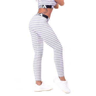 Nebbia Boho Style 3D pattern legíny 658 - Světle šedá - M