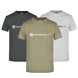 Kulturistika.com Pánské tričko Kulturistika.com - Šedá - L