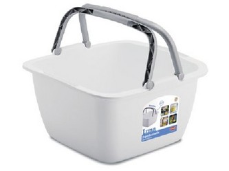 dřez čtverec LUNA 40cm (18,5l) s uchy PH BÍ,LIM,TYRK