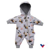 Softshellový kojenecký overal New Baby Bagr - velikost 86 (12-18m)