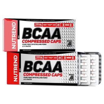 Nutrend BCAA Compressed caps - 120 Kapslí