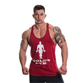 Gold's Gym Pánské tílko Slogan - Žlutá - XXL