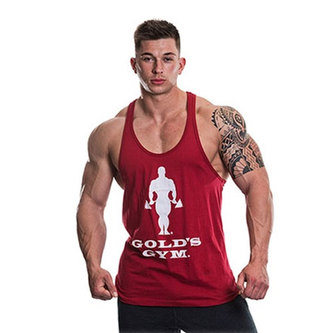 Gold's Gym Pánské tílko Slogan - Žlutá - XXL