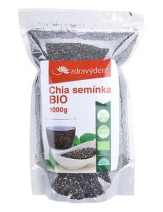 Zdravý den Chia semínka BIO - Bez příchutě - 1000 Gramů