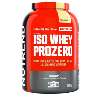 Nutrend Iso Whey PROZERO - Slaný karamel - 2250 Gramů