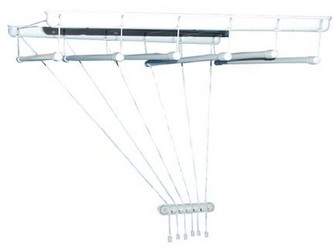 sušák stropový IDEAL 150cm 6 tyčí PH+kov. BÍ