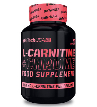 BiotechUSA L-Carnitine + Chrome For Her - 60 Kapslí