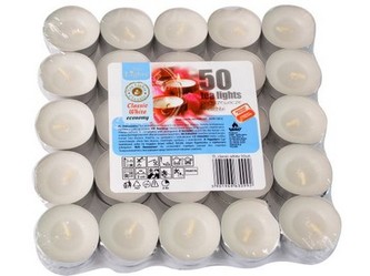 svíčka čajová BÍ (100ks) (hoří 100x3-4hod)