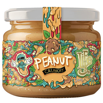 LifeLike Arašídový krém - Křupavá - 300 Gramů