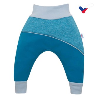 Softshellové kojenecké kalhoty New Baby modré - velikost 68 (4-6m) Softshellové kojenecké kalhoty New Baby modré - velikost 68 (4-6m)