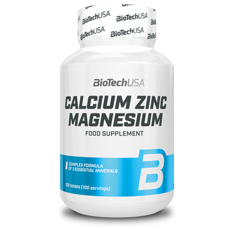 BiotechUSA Calcium Zinc Magnesium - 100 Tablet