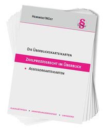 Zivilprozessrecht im Überblick. Assessorkarteikarten