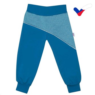 Softshellové kojenecké kalhoty New Baby modré - velikost 98 (2-3r)