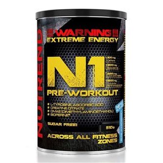Nutrend N1 PRE-WORKOUT - Modrá malina - 510 Gramů