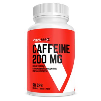 Vitalmax Caffeine 200mg - 90 Kapslí
